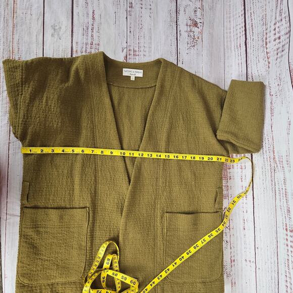 Madewell Texture & Thred Wrap Jacket S Missing Sash Excellent as Open Cardigan - Picture 12 of 14